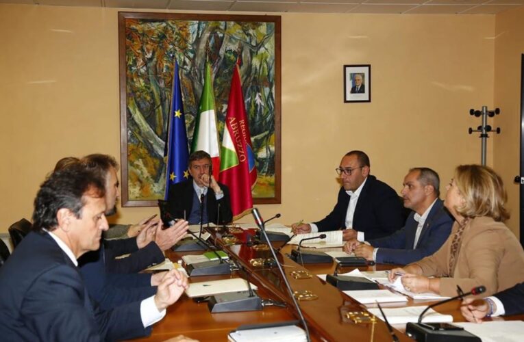 Seduta di Giunta Regionale ieri 12 maggio 2020