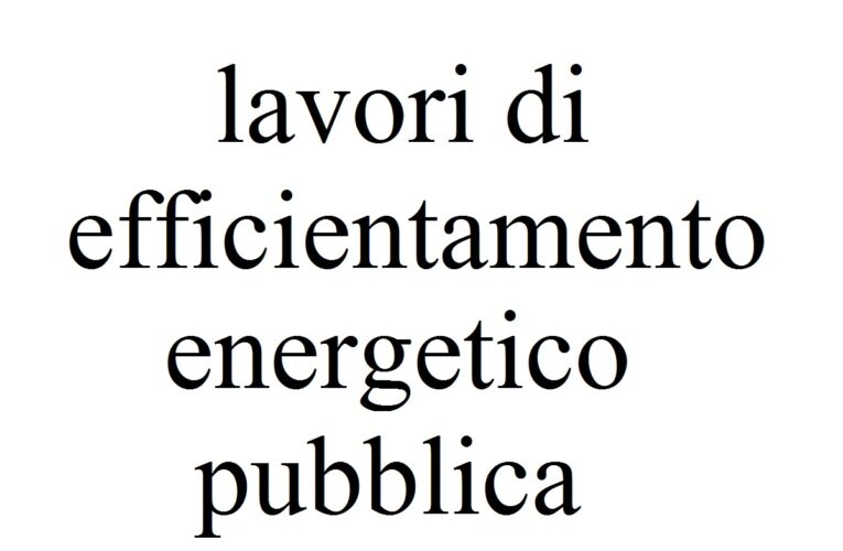 Montereale: lavori di efficientamento energetico