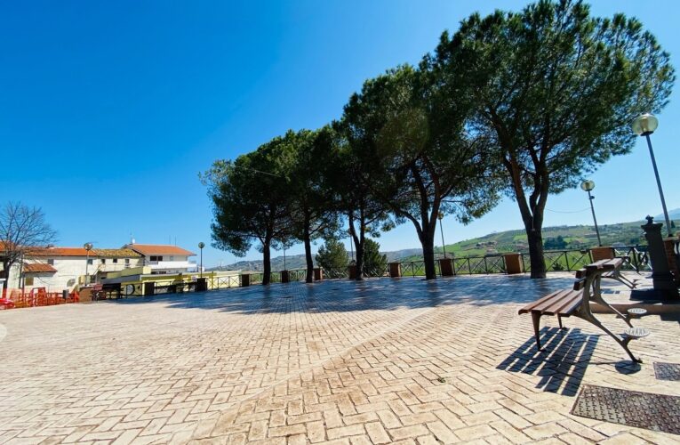 Manoppello: restaurata Piazza San Callisto