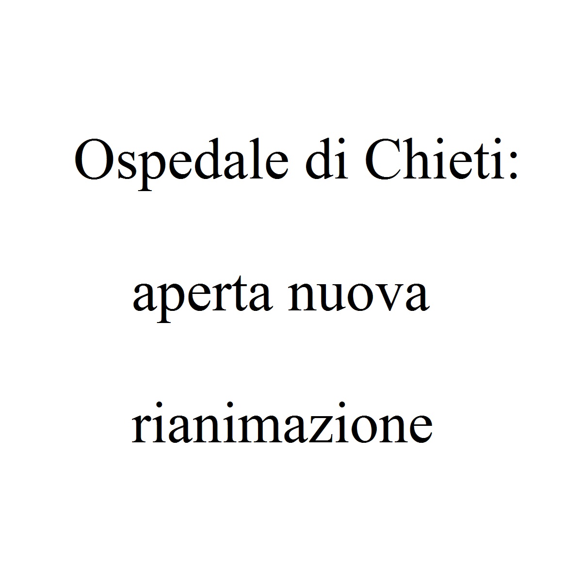 Ospedale di Chieti aperta nuova rianimazione foto