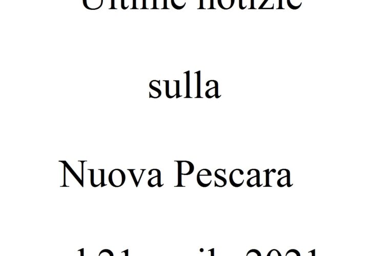 Ultime notizie sulla Nuova Pescara al 21 aprile 2021