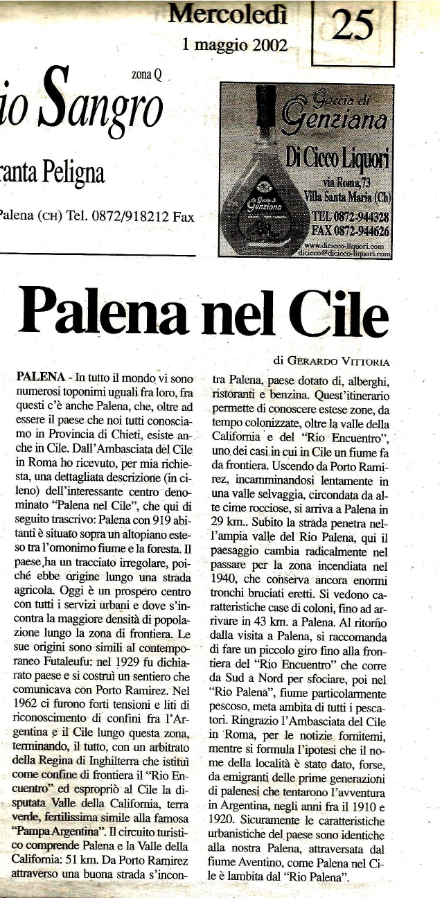 Articolo da Park News n5 del 2002 foto