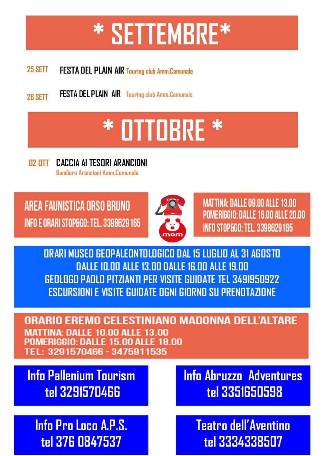 Eventi 2022 a Palena