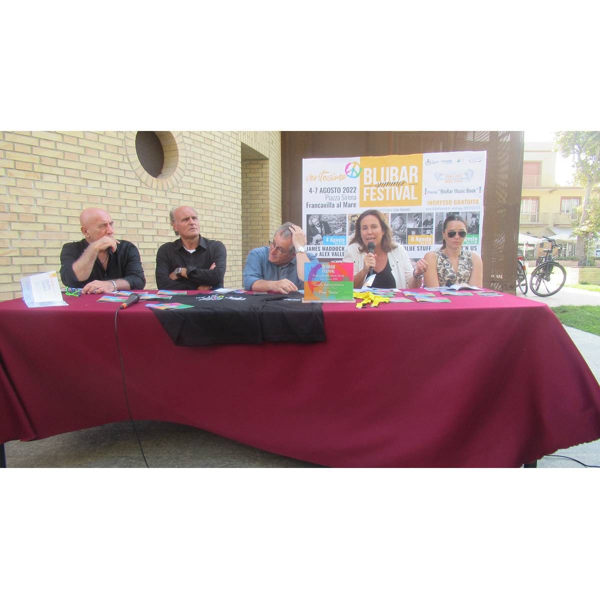 Conferenza stampa Blubar summer Festival 2022