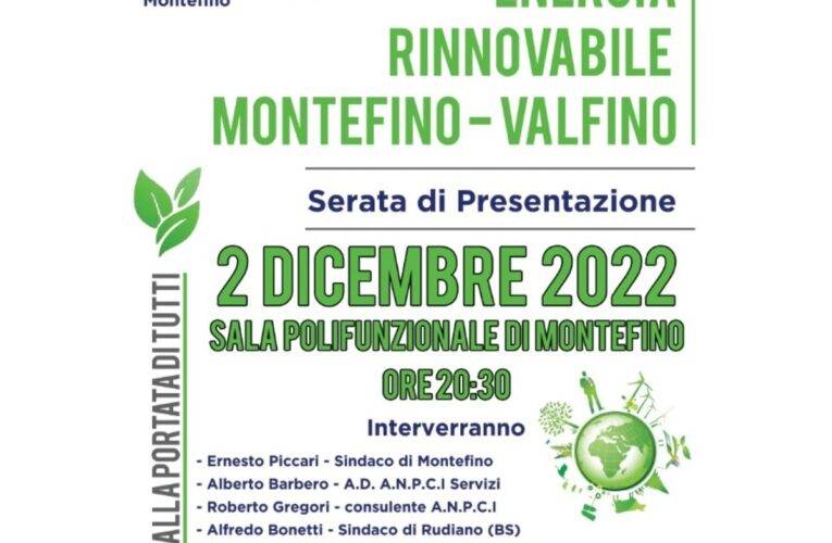 Montefino: congresso per comunità energetiche