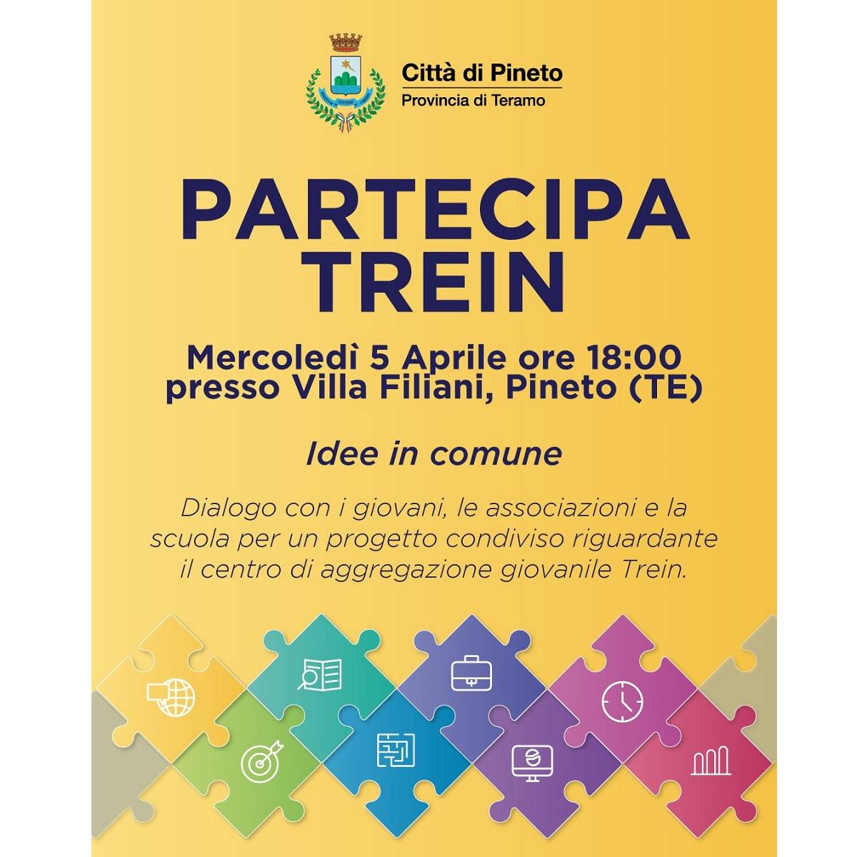 Pineto incontro per compartecipazione giovani