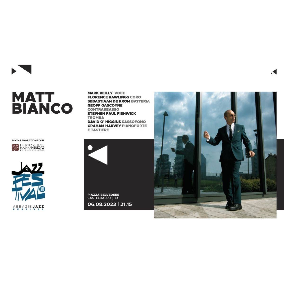 Matt Bianco presso Piazza Belvedere a Castelbasso 6 agosto 2023 foto