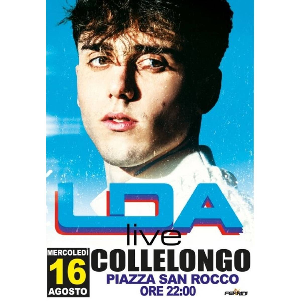 LDA live in concerto presso Piazza San Rocco a Collelongo 16 agosto 2023 foto
