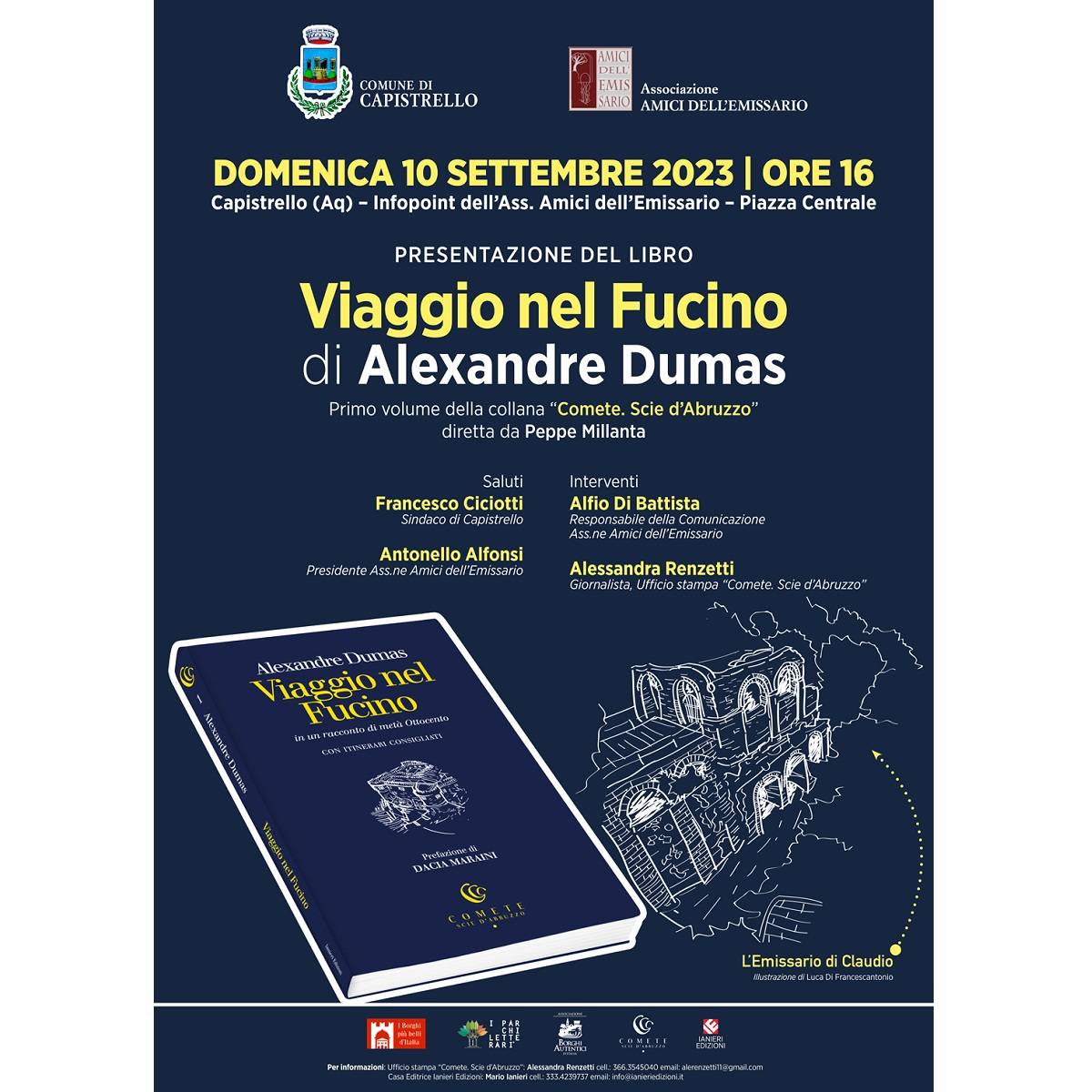 A Capistrello il racconto del viaggio di Dumas in Abruzzo