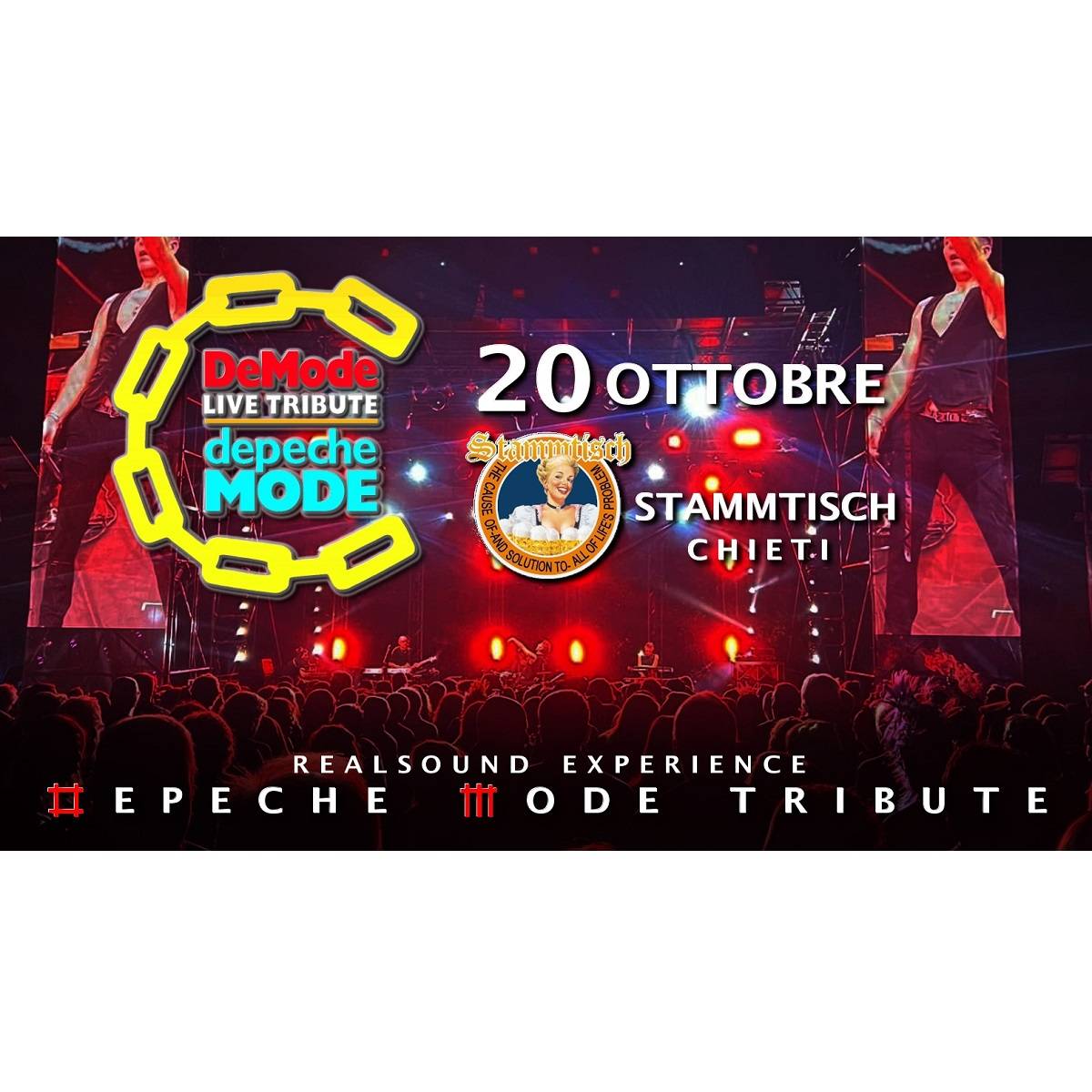 Demode - Depeche Mode tribute band in concerto a Chieti Scalo 20 ottobre 2023 foto