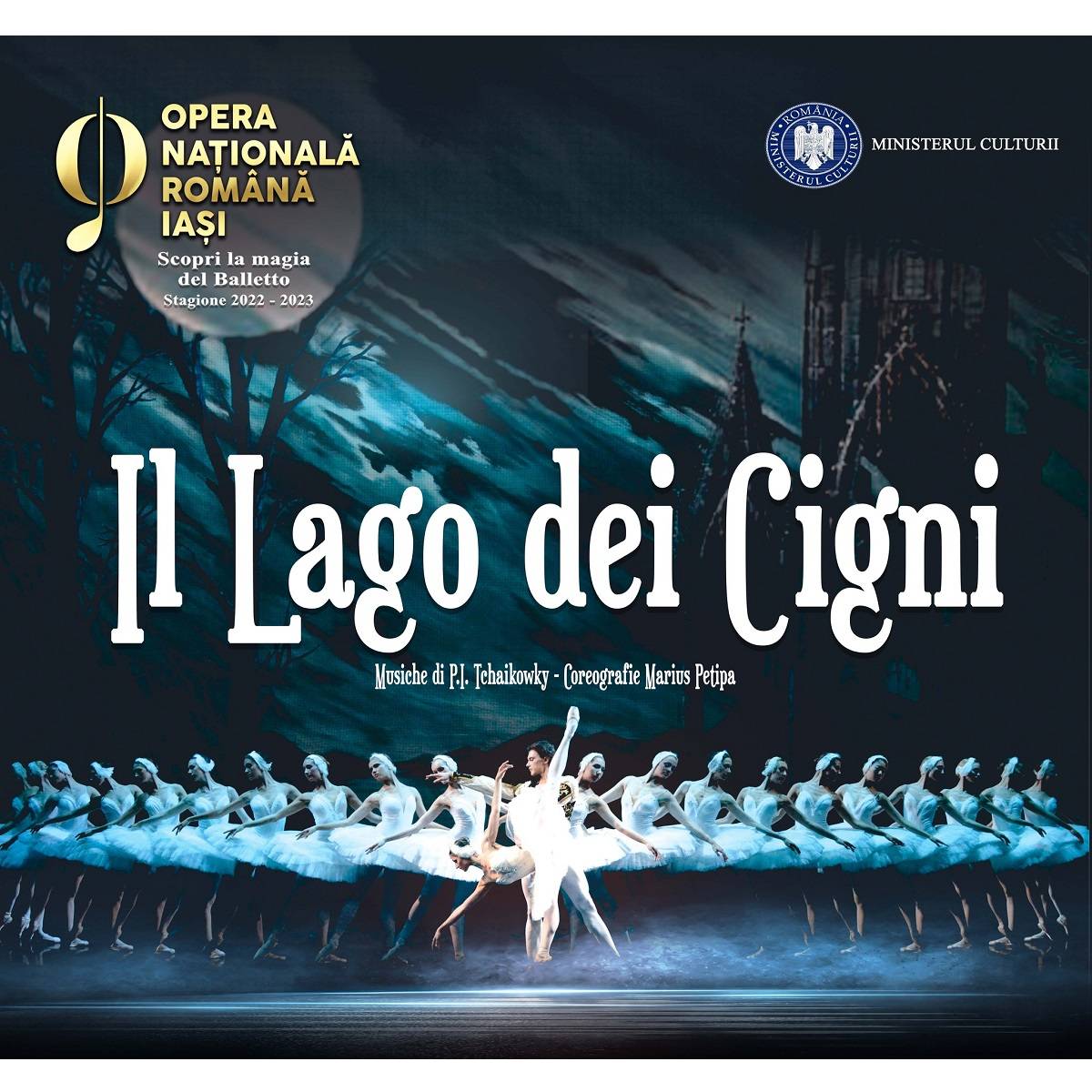 Il Lago dei Cigni presso il Teatro dei Marsi ad Avezzano 29 dicembre 2023 foto