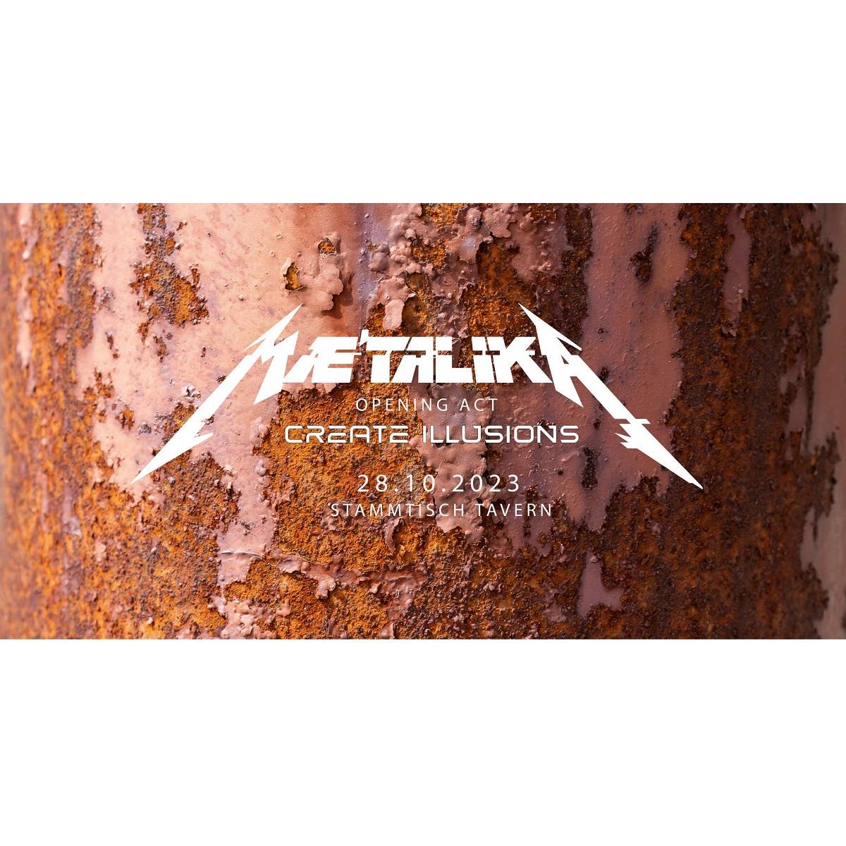 Metallica night by Maetalika + Create Illusions live a Chieti Scalo 28 ottobre 2023 foto