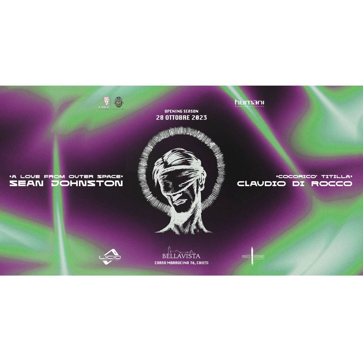Sean Johnston + Claudio Di Rocco presso il Bellavista a Chieti 28 ottobre 2023 foto