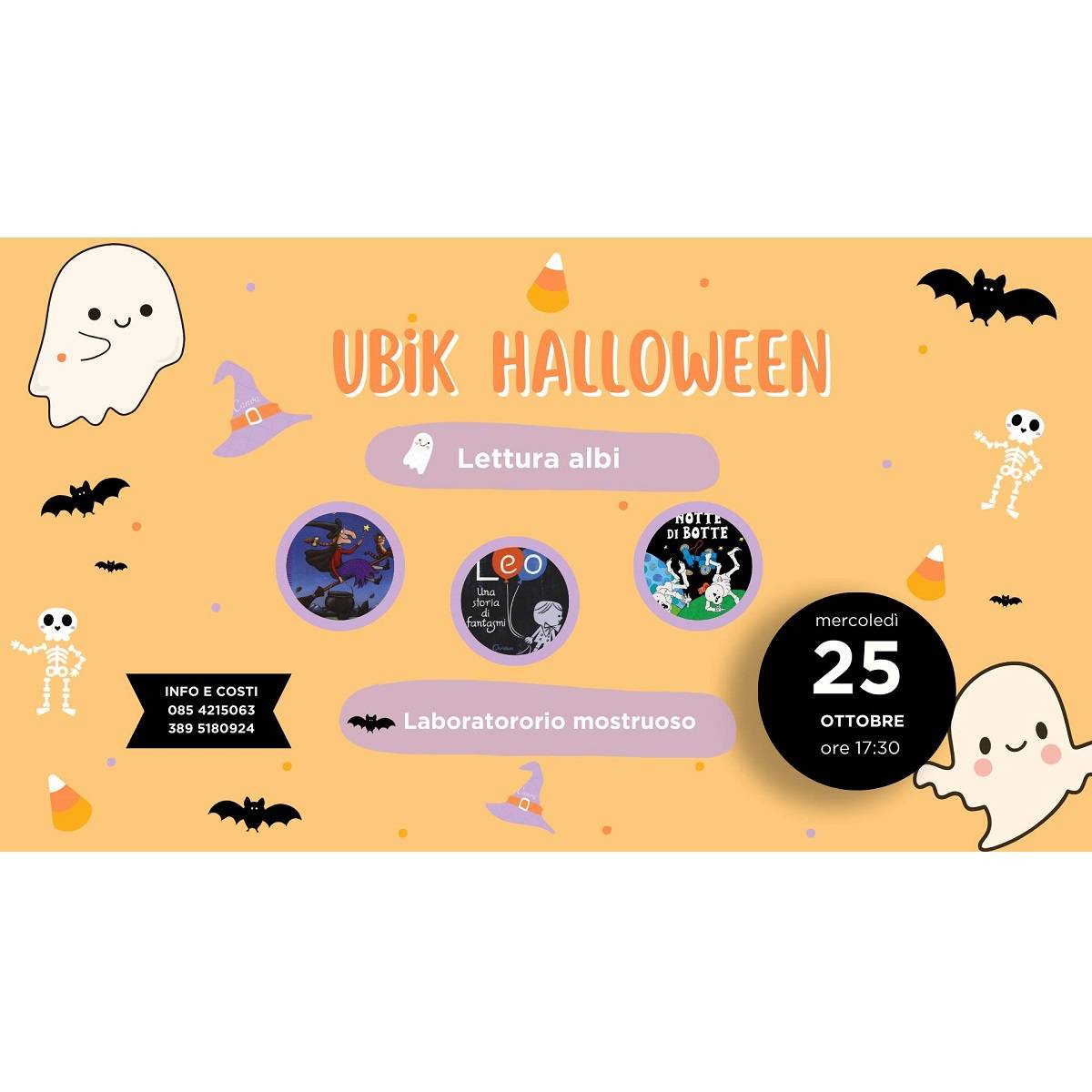 Ubik Halloween presso Libreria Ubik Pescara 25 ottobre 2023 foto