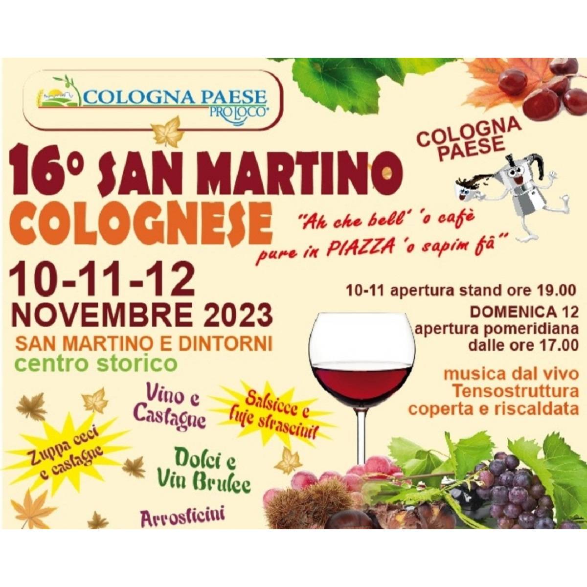 Festa per San Martino a Cologna Paese 10 - 12 novembre 2023 foto