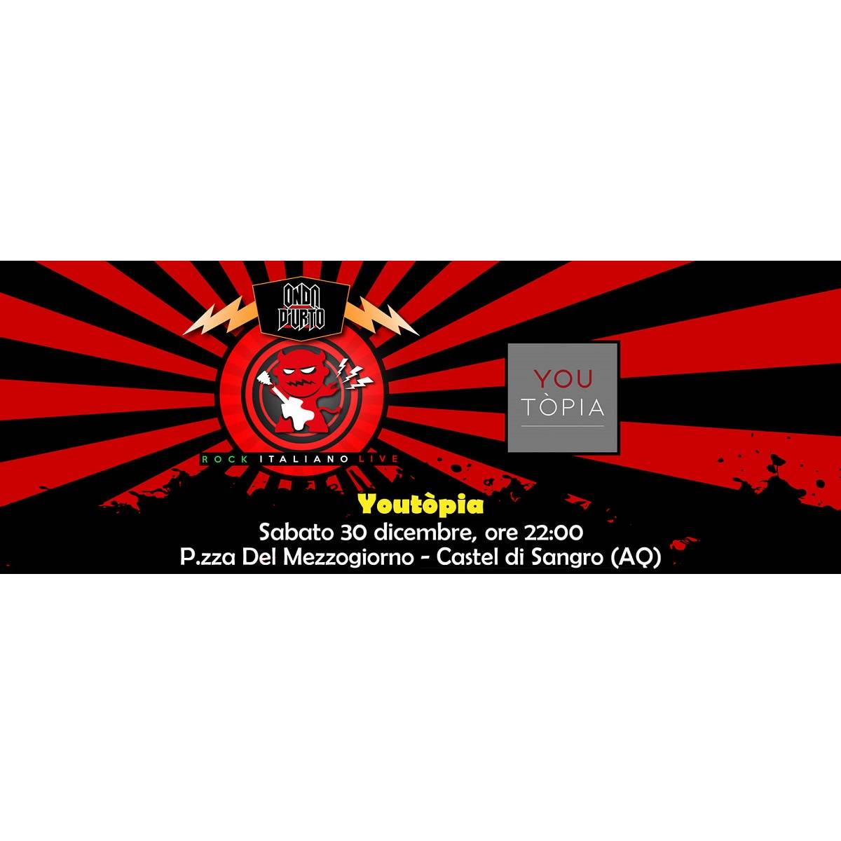 Onda d'urto live presso lo Youtòpia a Castel di Sangro 30 dicembre 2023 foto