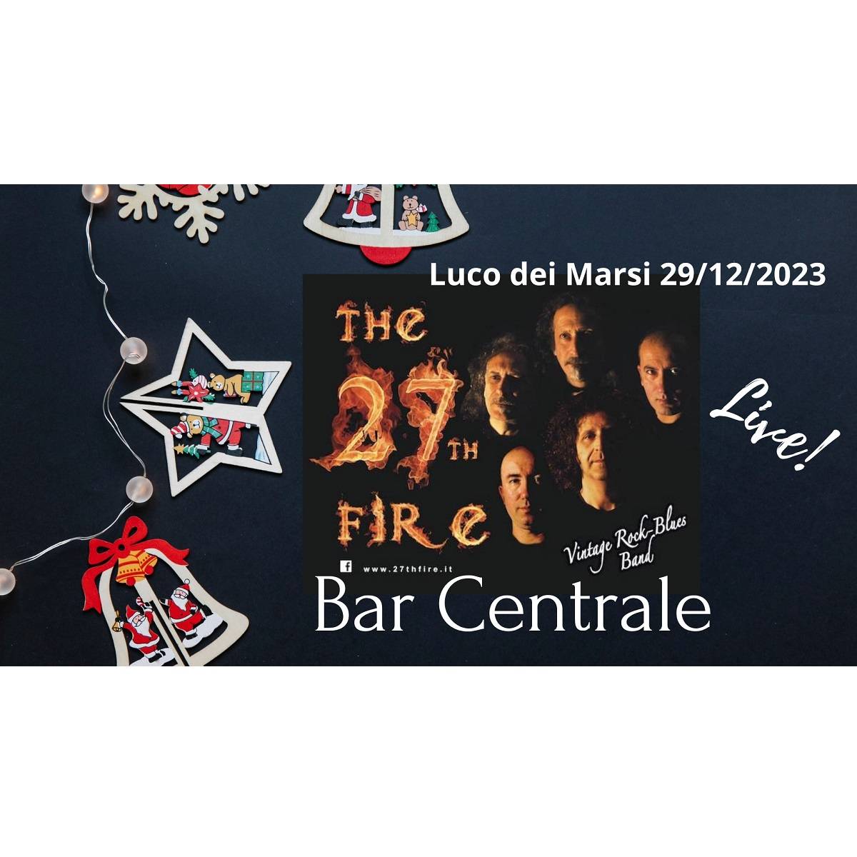 The best apples to the worst pigs - The 27th fire in concerto presso il Bar Centrale a Luco dei Marsi 29 dicembre 2023 foto