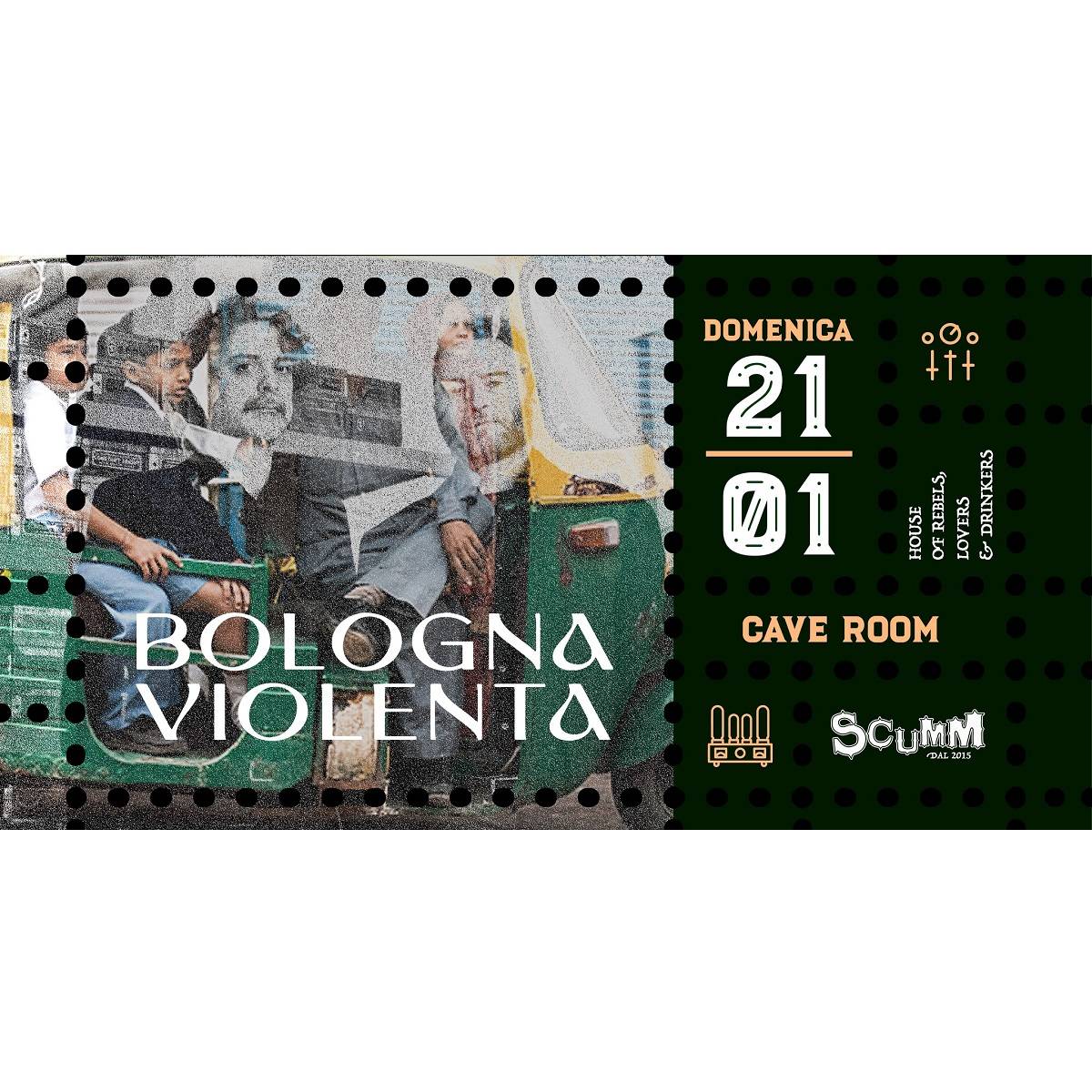Bologna Violenta live in concerto presso la Cave Room dello Scumm a Pescara 21 gennaio 2024 foto