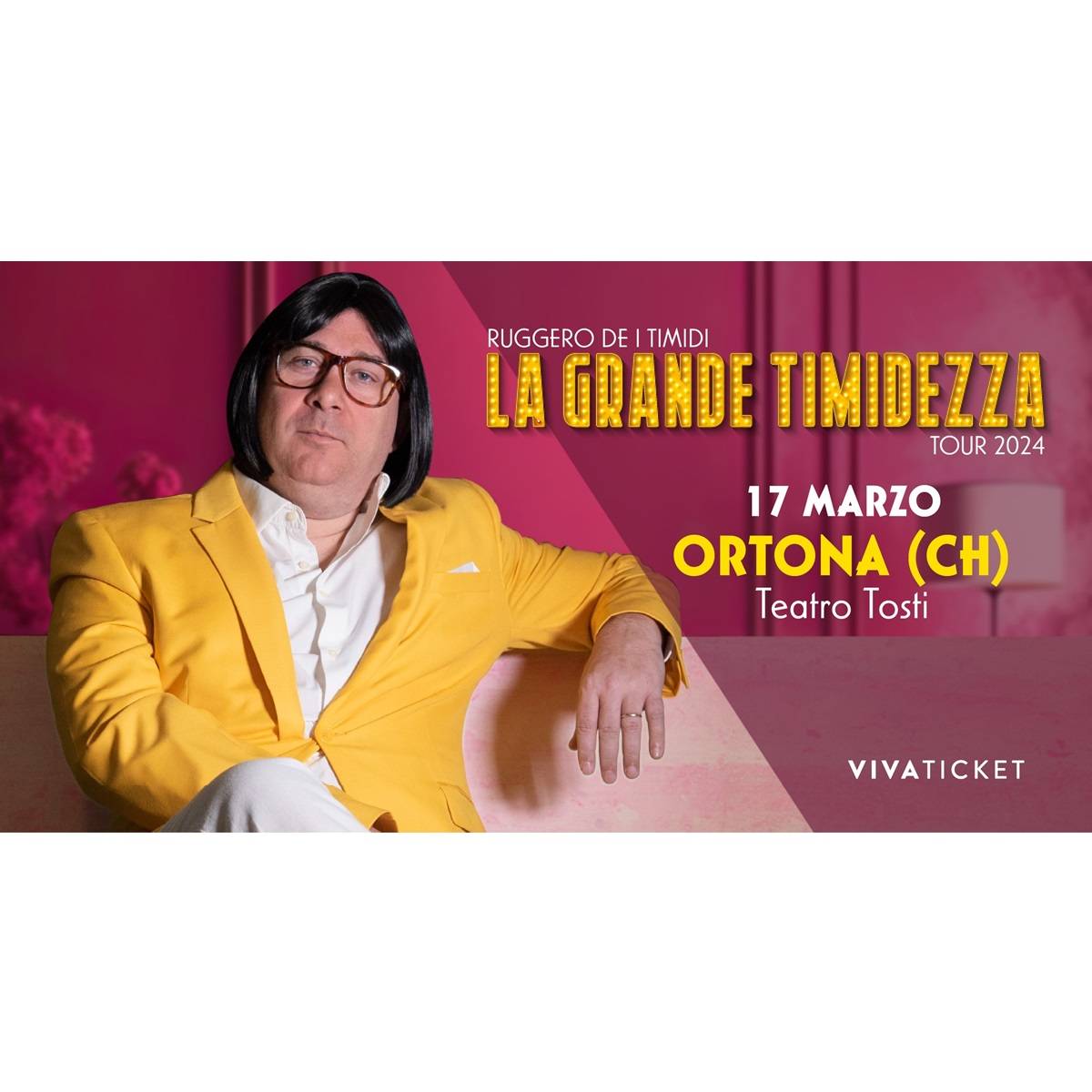 Ruggero de I Timidi presso il Teatro Tosti a Ortona 17 marzo 2024 foto