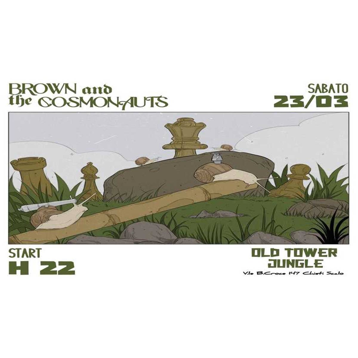 Brown and the Cosmonauts live a Chieti Scalo 23 marzo 2024 foto