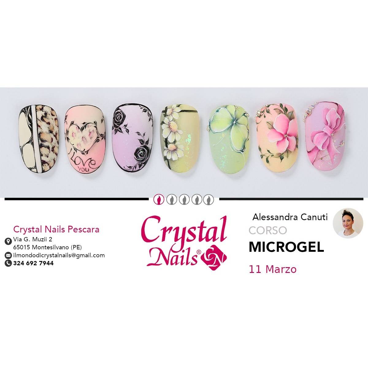 Corso microgel presso Crystal Nails Pescara 11 marzo 2024 foto