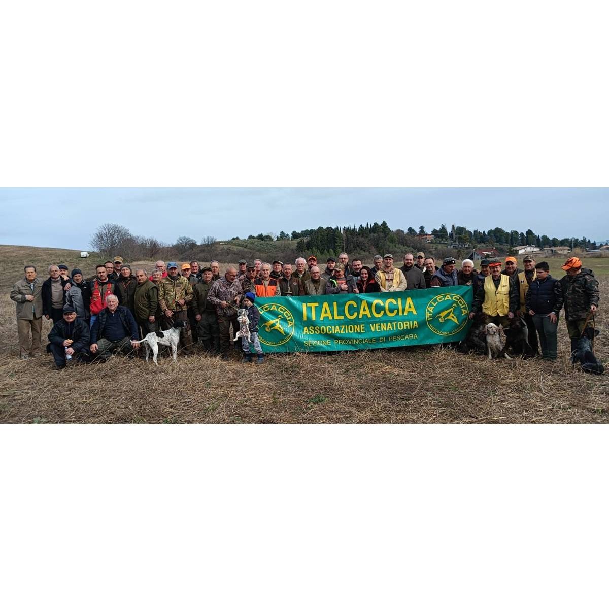 Italcaccia a Spoltore con la prima gara stagionale di cinofilia
