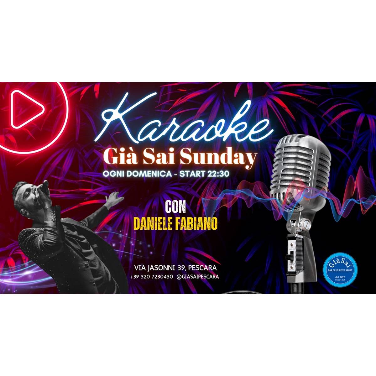 Già Sai Sunday - Serata Karaoke presso il Già Sai a Pescara 5 maggio 2024 foto
