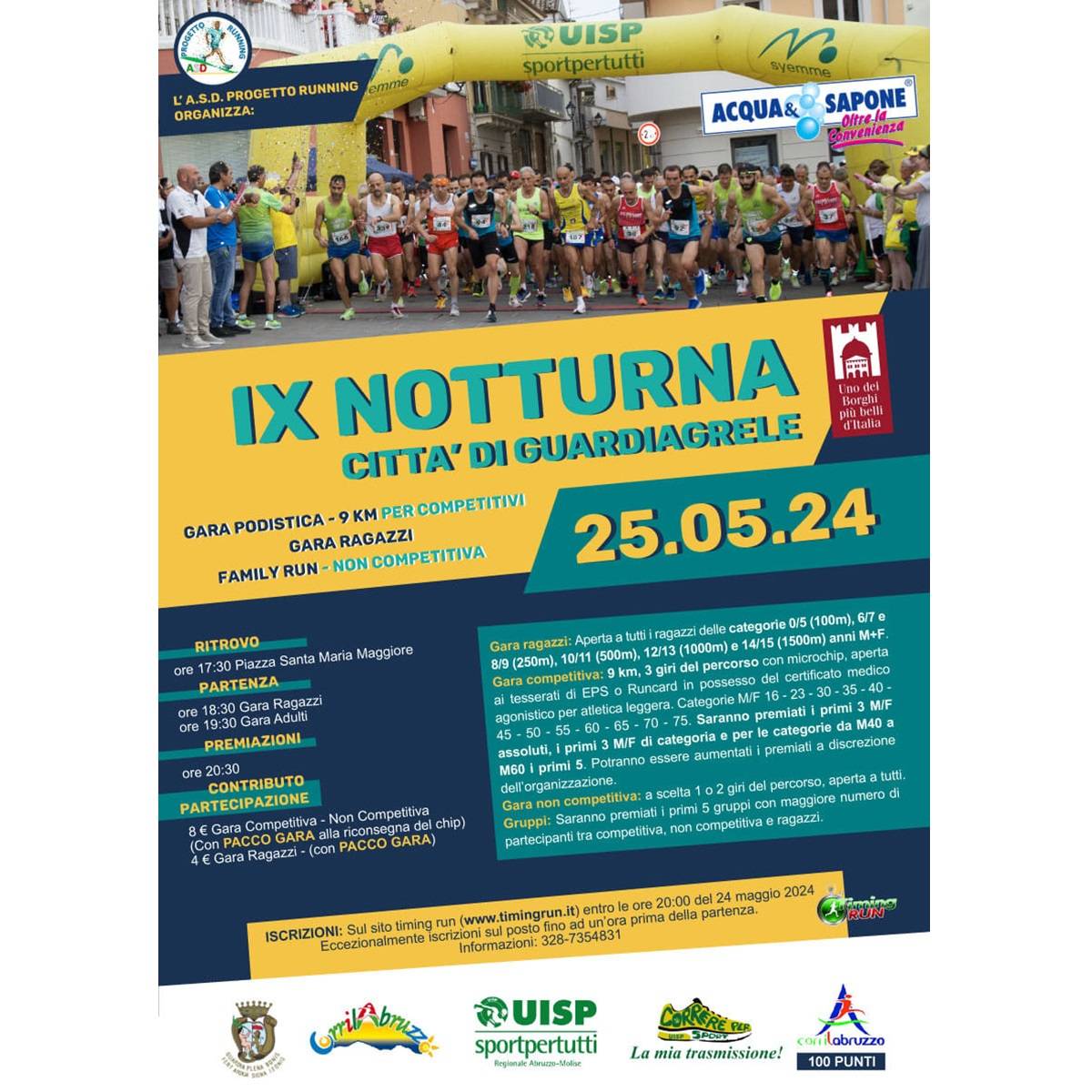 IX Notturna Città di Guardiagrele sabato 25 maggio 2024 foto