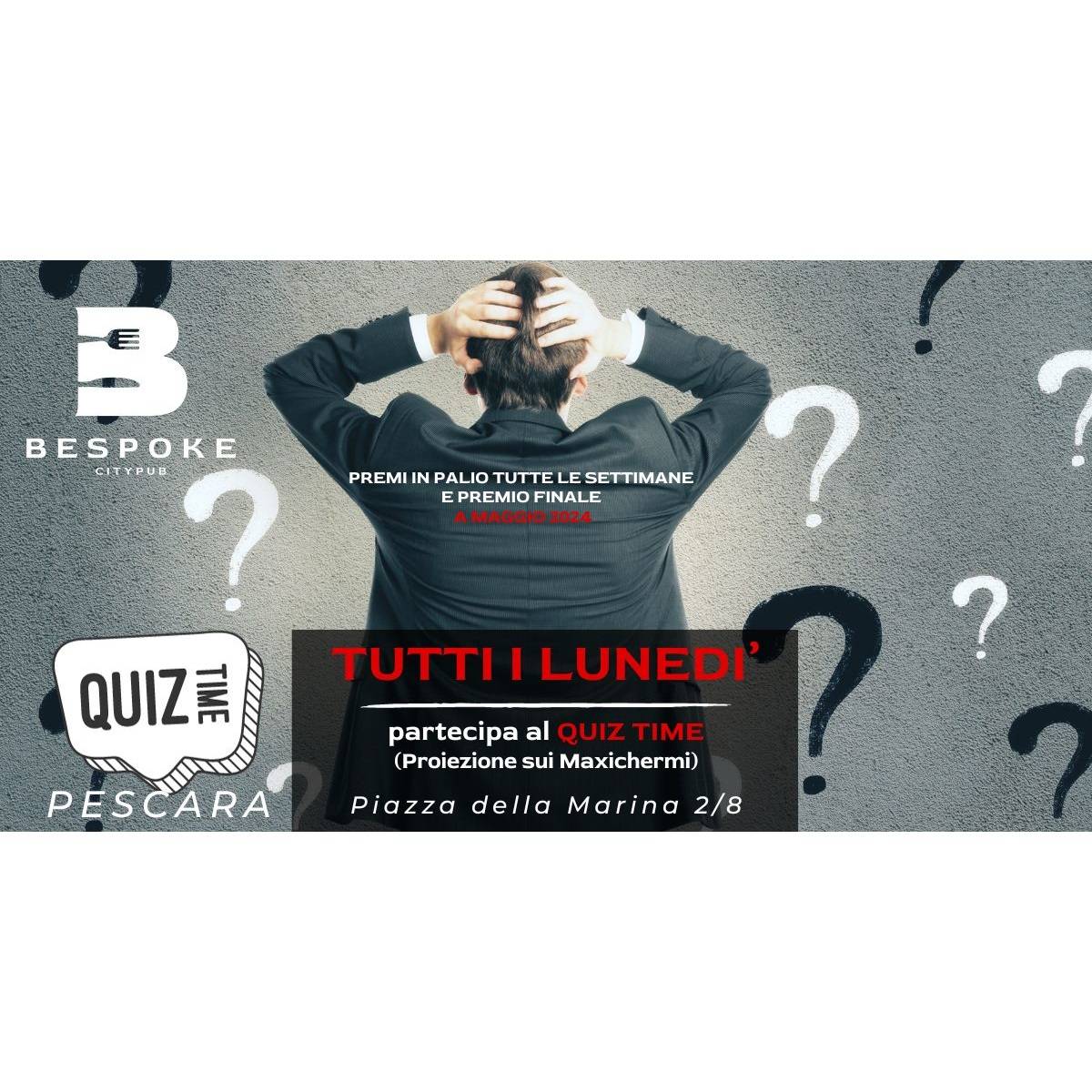 QuizTime presso Bespoke CityPub a Pescara 22 aprile 2024 foto