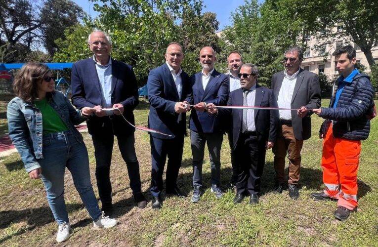 Inaugurato oggi a Pescara in via Avezzano il Parco Michetti