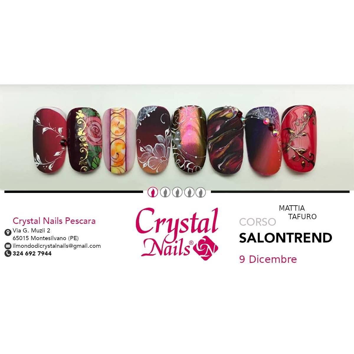 Corso salon trend presso Crystal Nails Pescara a Montesilvano lunedì 9 dicembre 2024 foto