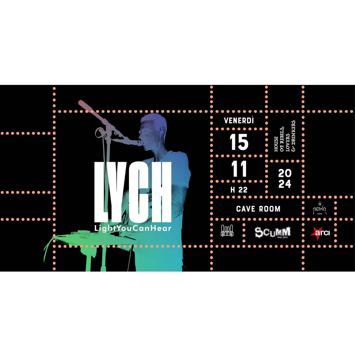 LightYouCanHear presso la Cave Room dello Scumm a Pescara 15 novembre 2024 foto