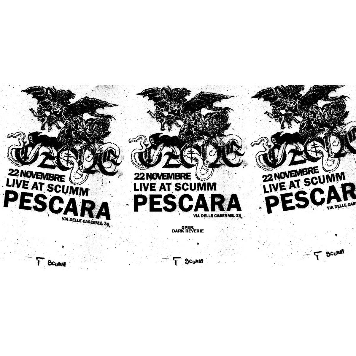 Ozone Dehumanizer e Alpamysh presso la Cave Room dello Scumm a Pescara 22 novembre 2024 foto