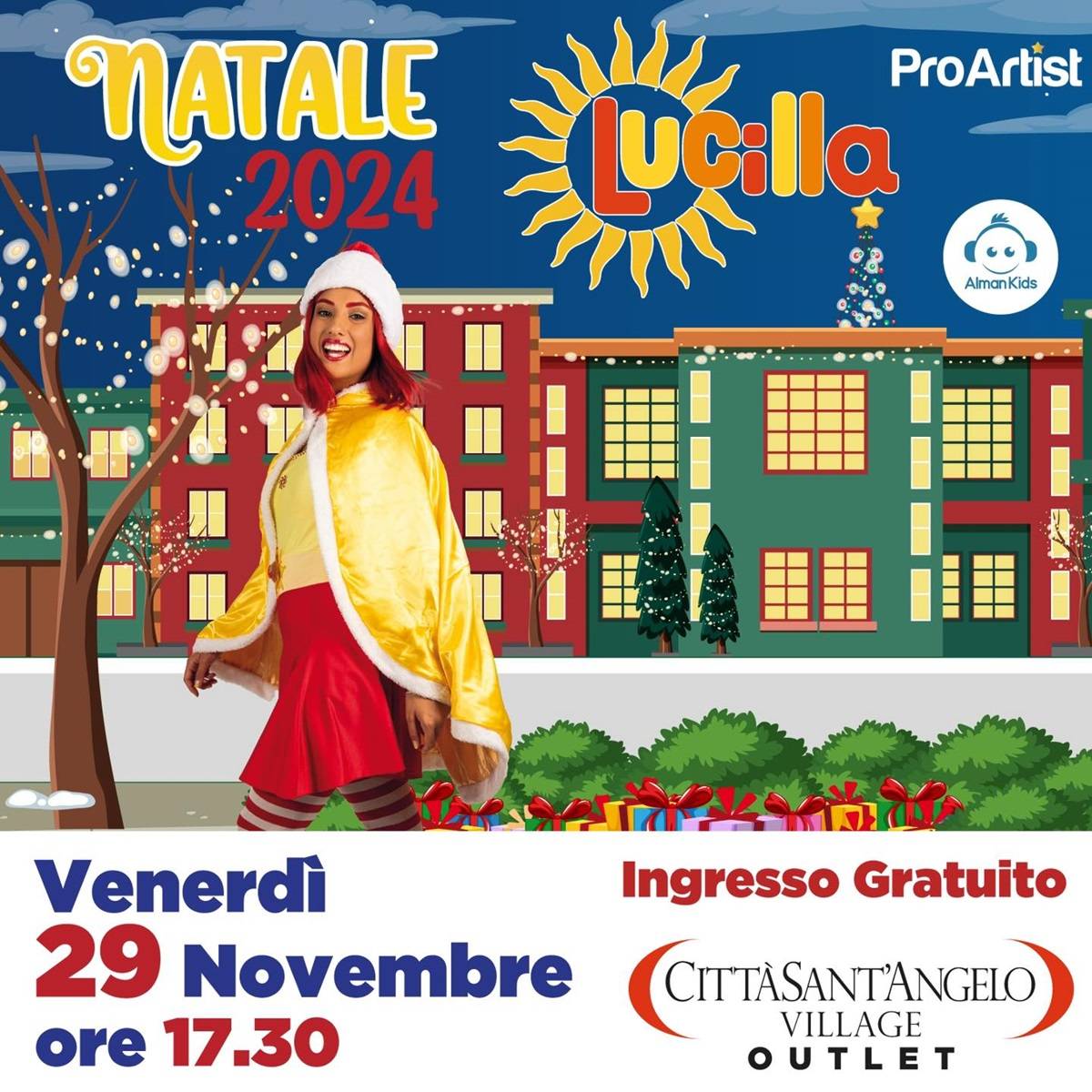 Il Natale è magico con Lucilla al CsaVillage