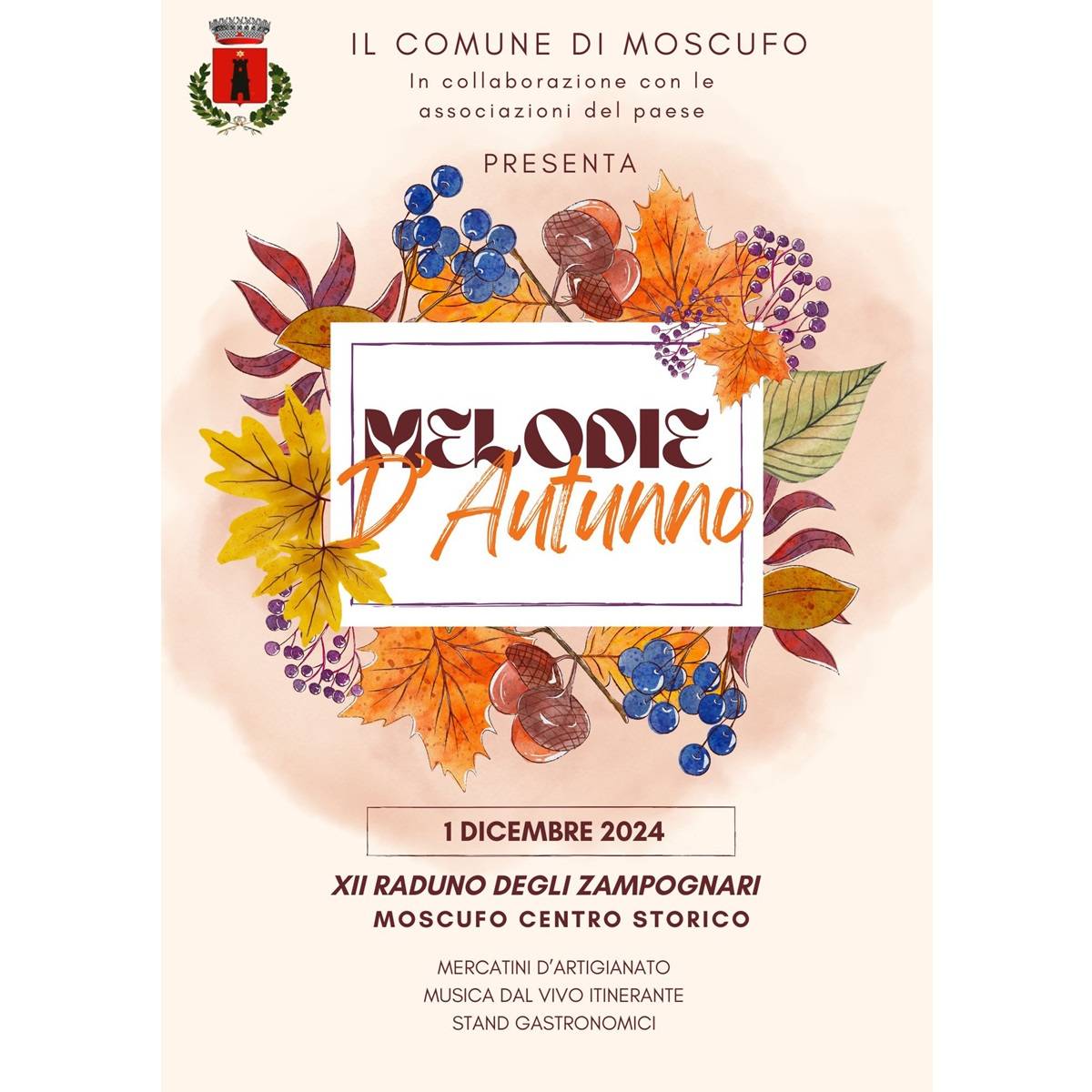 Melodie d'Autunno 2024 - XII Raduno degli Zampognari a Moscufo 1 dicembre 2024 foto