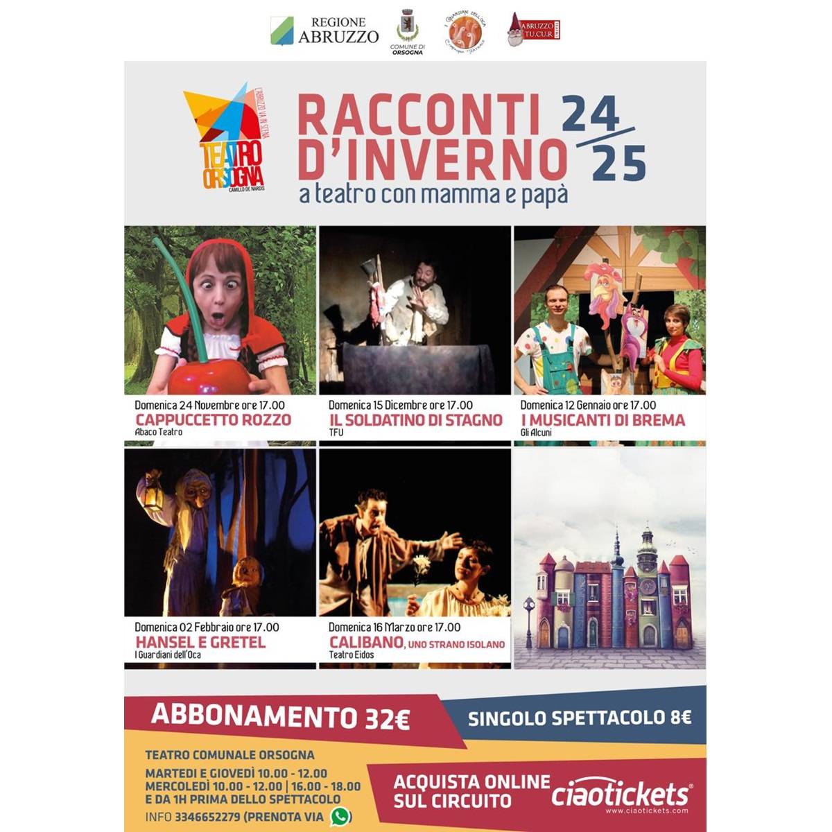 Orsogna racconti d'inverno 24-25 - a teatro con mamma e papà