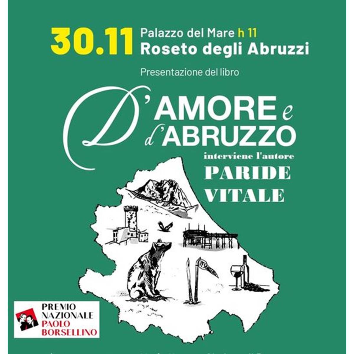 Presentazione del libro D'amore e d'Abruzzo a Roseto degli Abruzzi 30 novembre 2024 foto