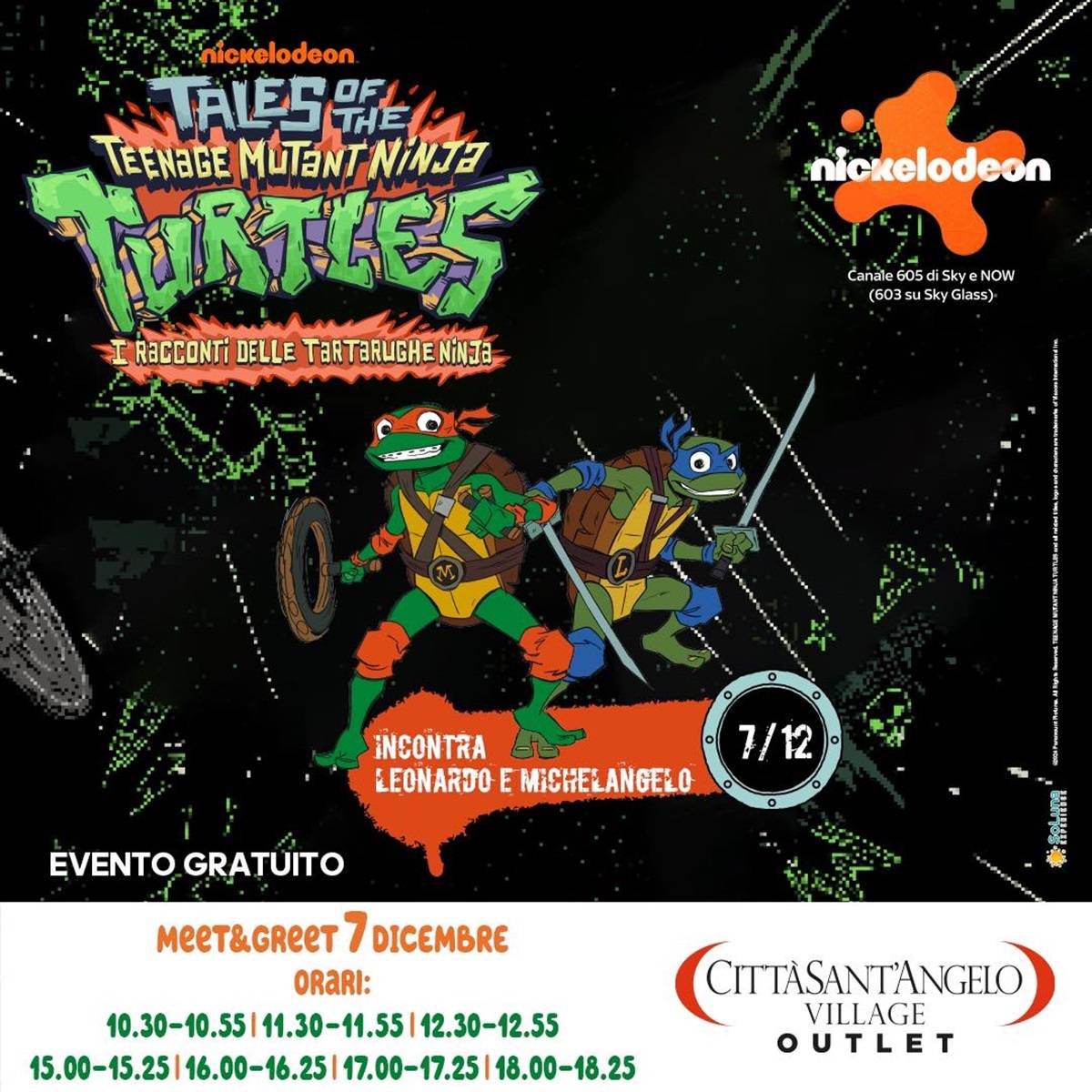 Sabato 7 dicembre 2024 al CsaVillage meet & greet con le Ninja Turtles foto