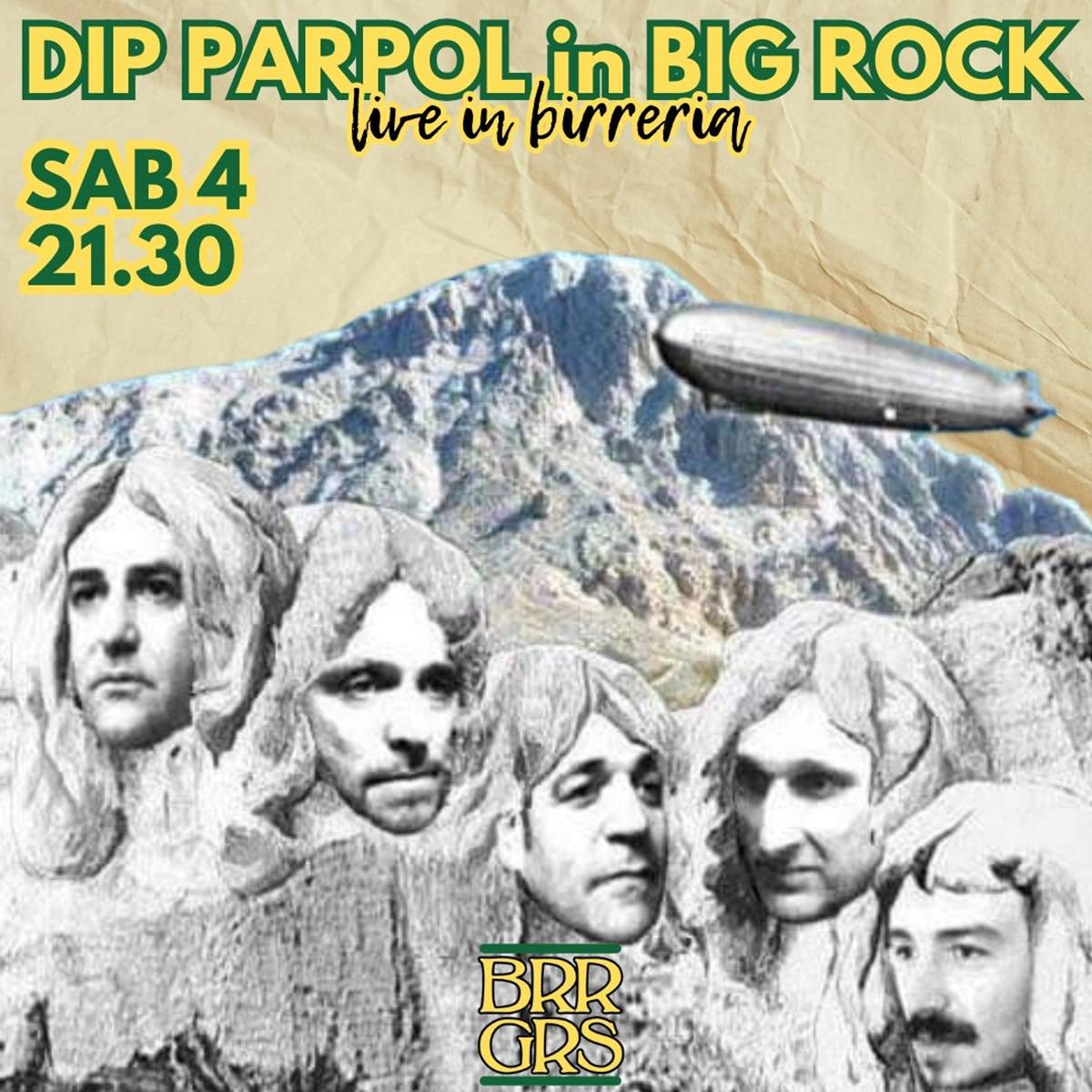 Dip Parpol in Big Rock live presso Birreria Gran Sasso a L'Aquila 4 gennaio 2025 foto