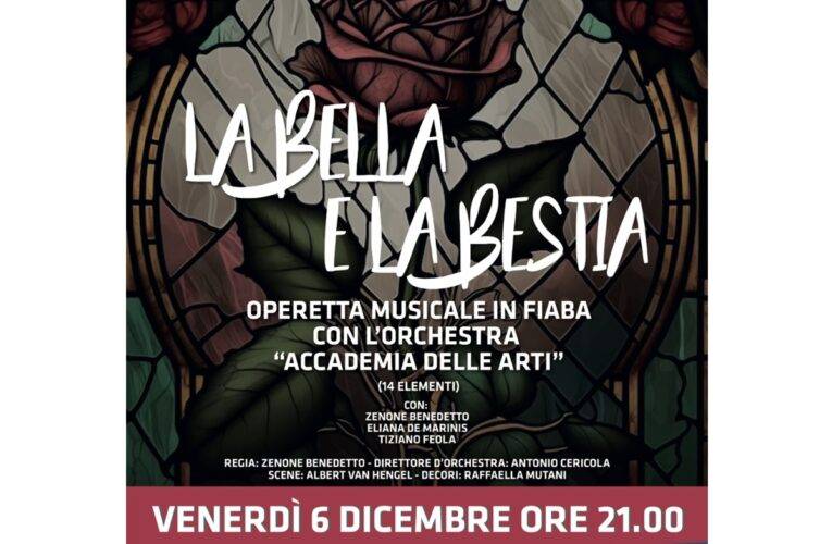 La Bella e la Bestia a Orsogna venerdì 6 dicembre 2024