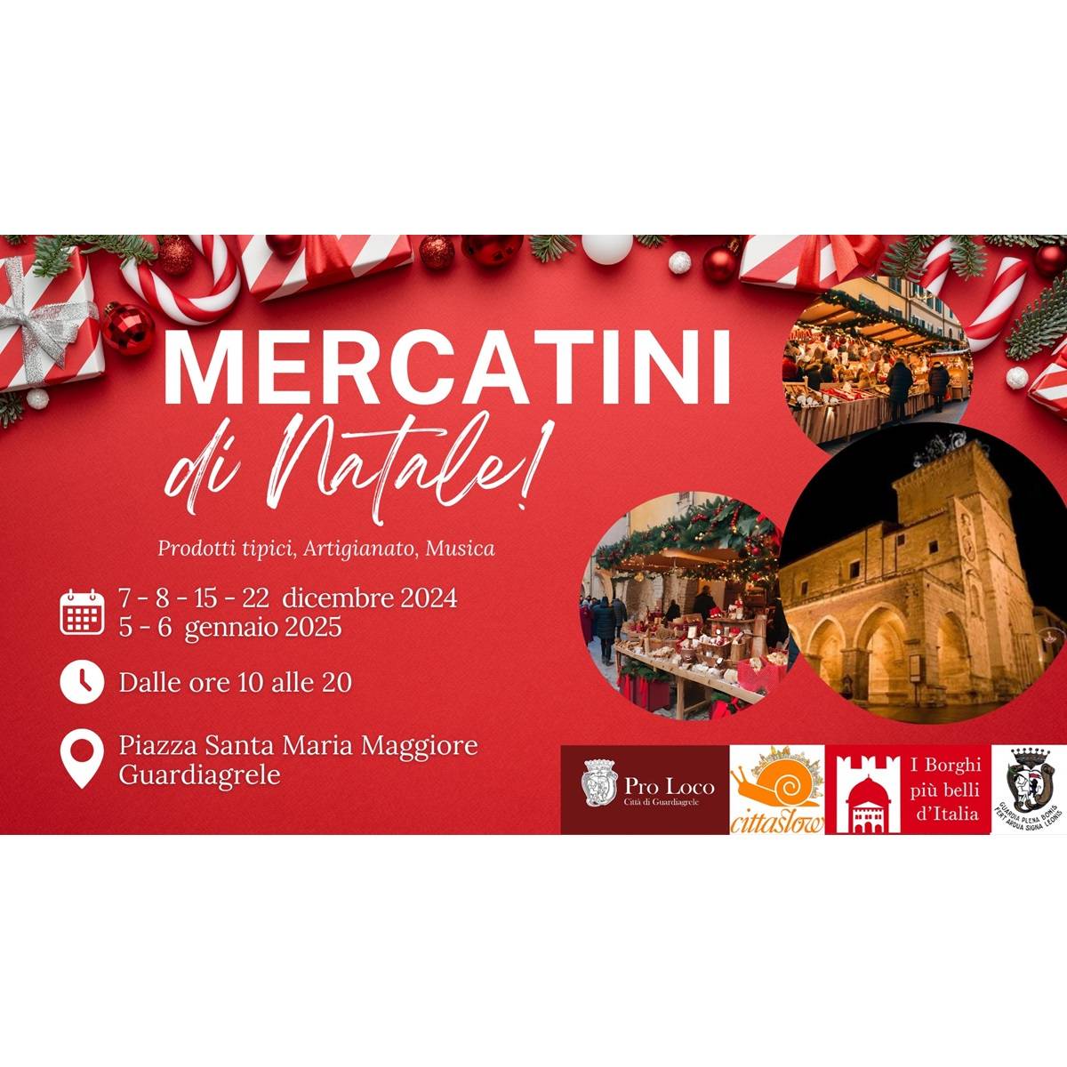 Mercatini di Natale 2024-2025 a Guardiagrele 5 e 6 gennaio 2025 foto