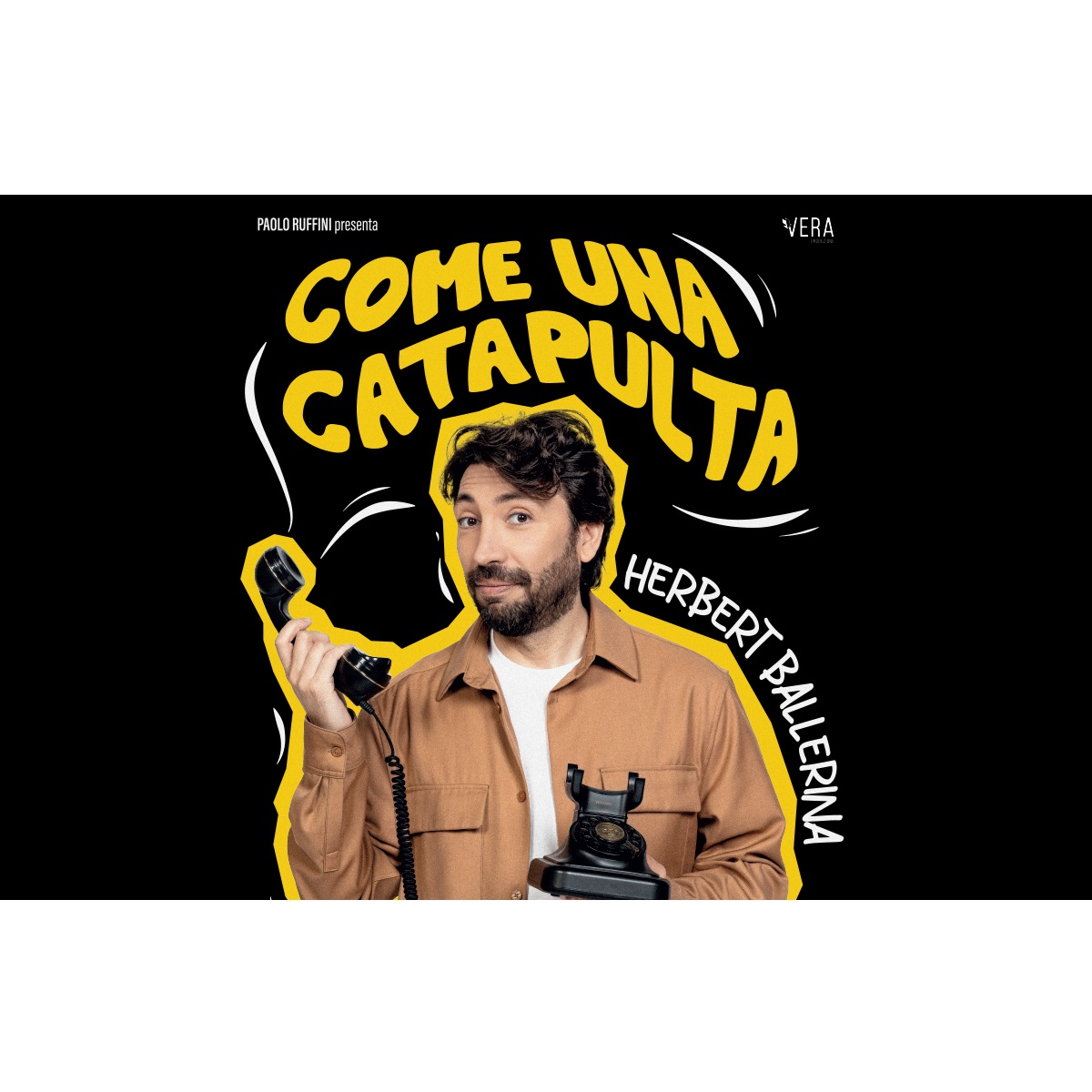 Herbert Ballerina in Come una catapulta presso il Teatro Circus a Pescara 8 marzo 2025 foto