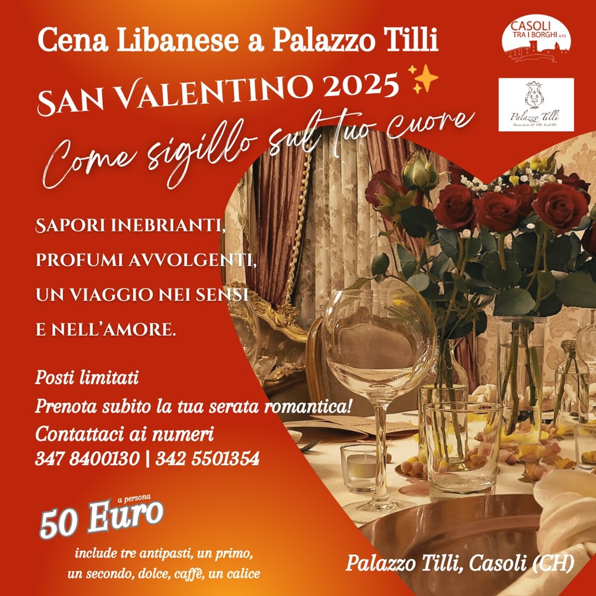 San Valentino 2025 a Palazzo Tilli - Casoli foto