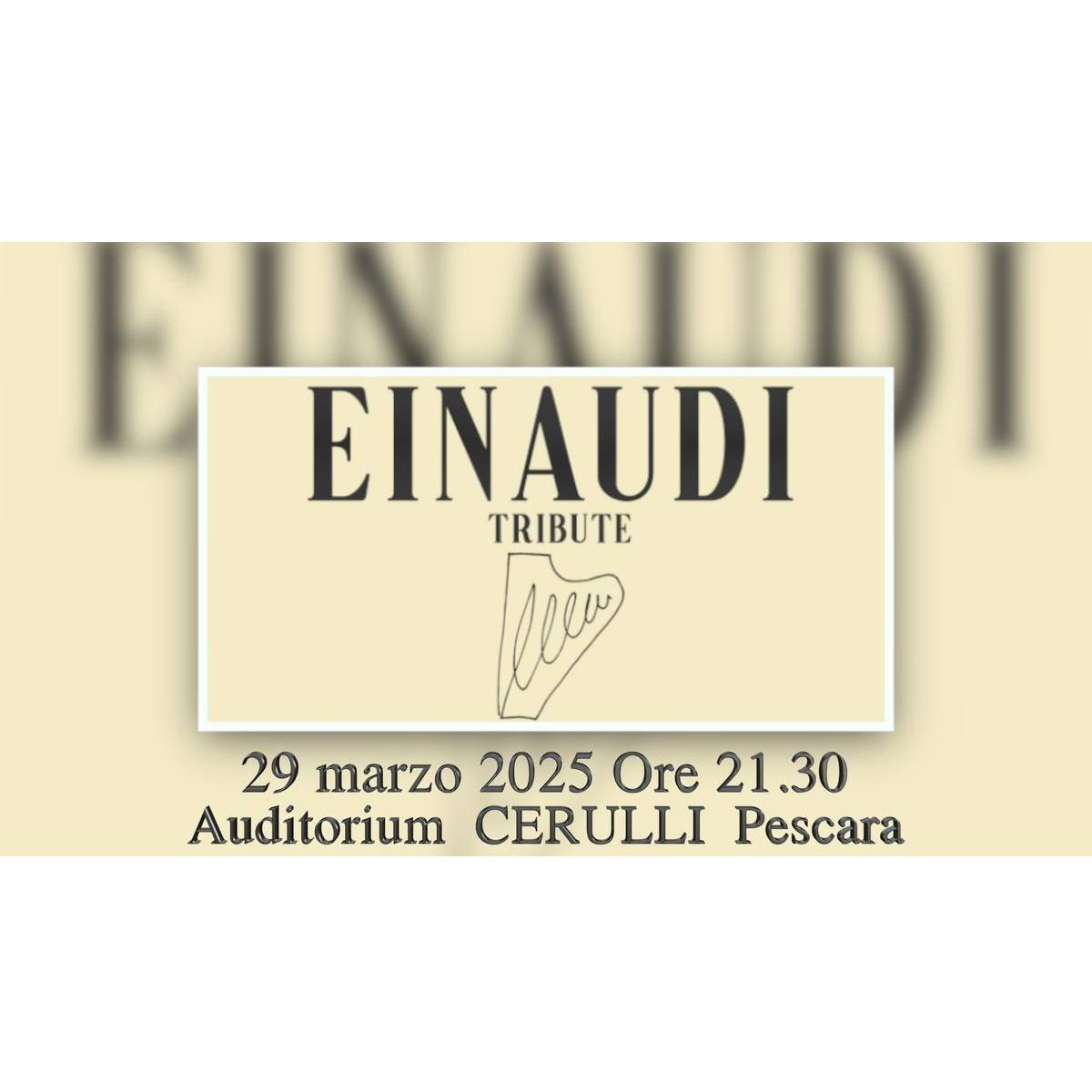 Tributo a Ludovico Einaudi presso l'Auditorium Cerulli la Casa delle Arti a Pescara sabato 29 marzo 2025 foto