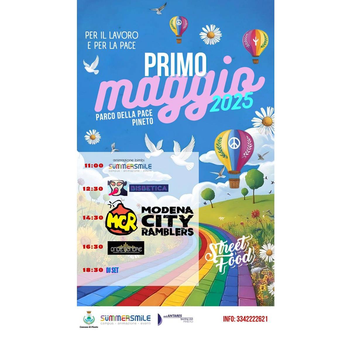 Primo Maggio 2025 con i Modena City Ramblers presso il Parco della Pace a Pineto foto