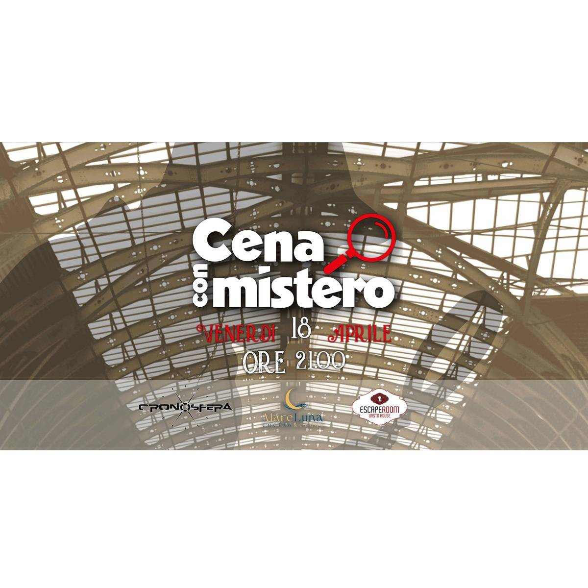 Cena con mistero - Sherlock e il passeggero scomparso presso Ristorante MareLuna a Vasto 18 aprile 2025 foto