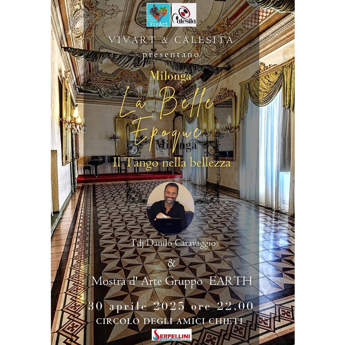 Milonga La Belle Epoque presso il Circolo Degli Amici a Chieti 30 aprile 2025 foto