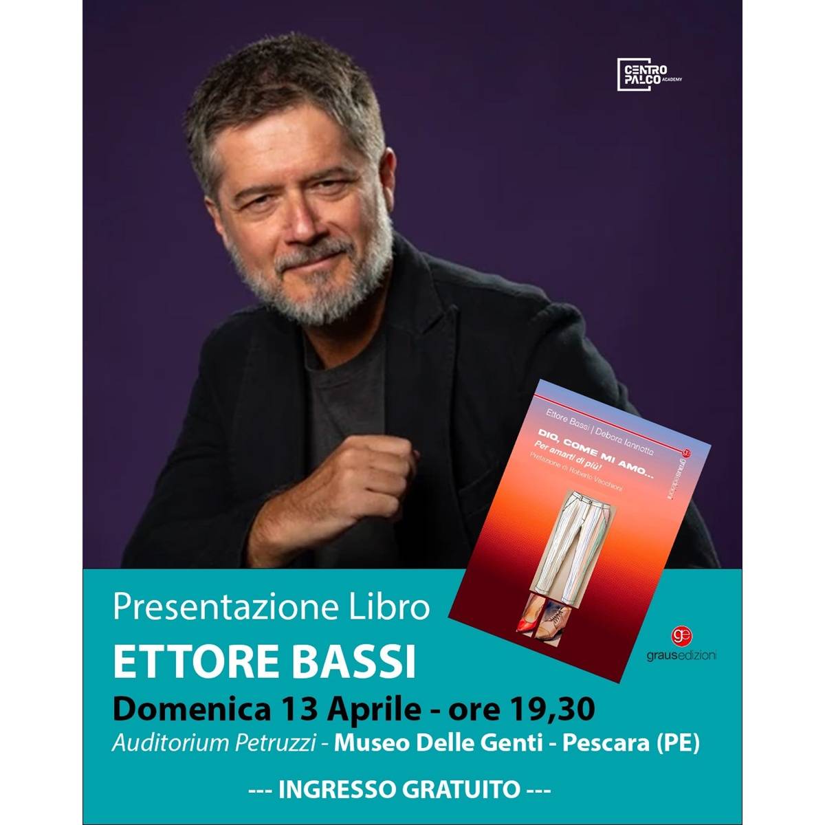 Presentazione del libro Dio come mi amo di Ettore Bassi e Debora Iannotta 13 aprile 2025 foto