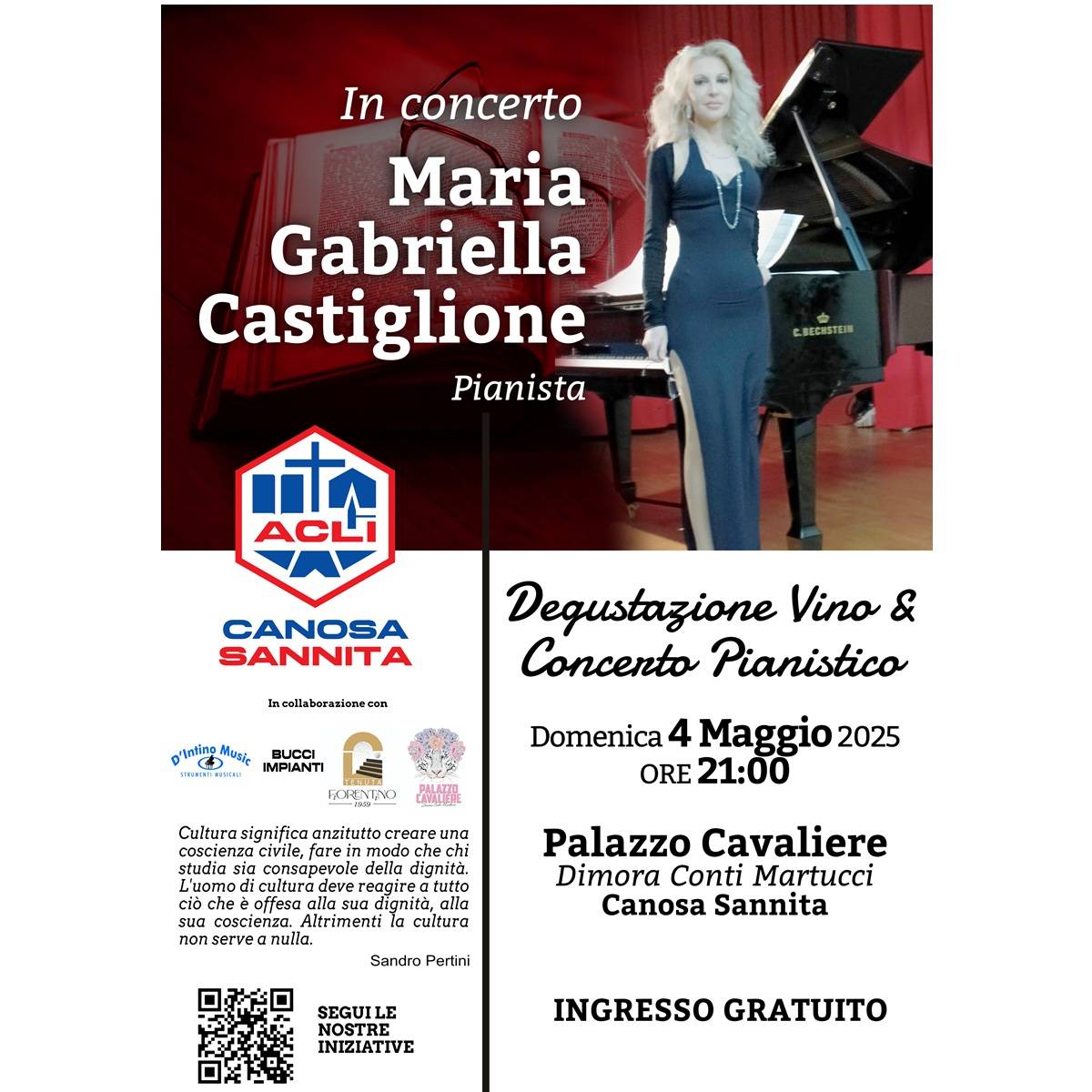 Domenica 4 maggio 2025 iniziano le attività della neonata Associazione Acli di Canosa Sannita foto
