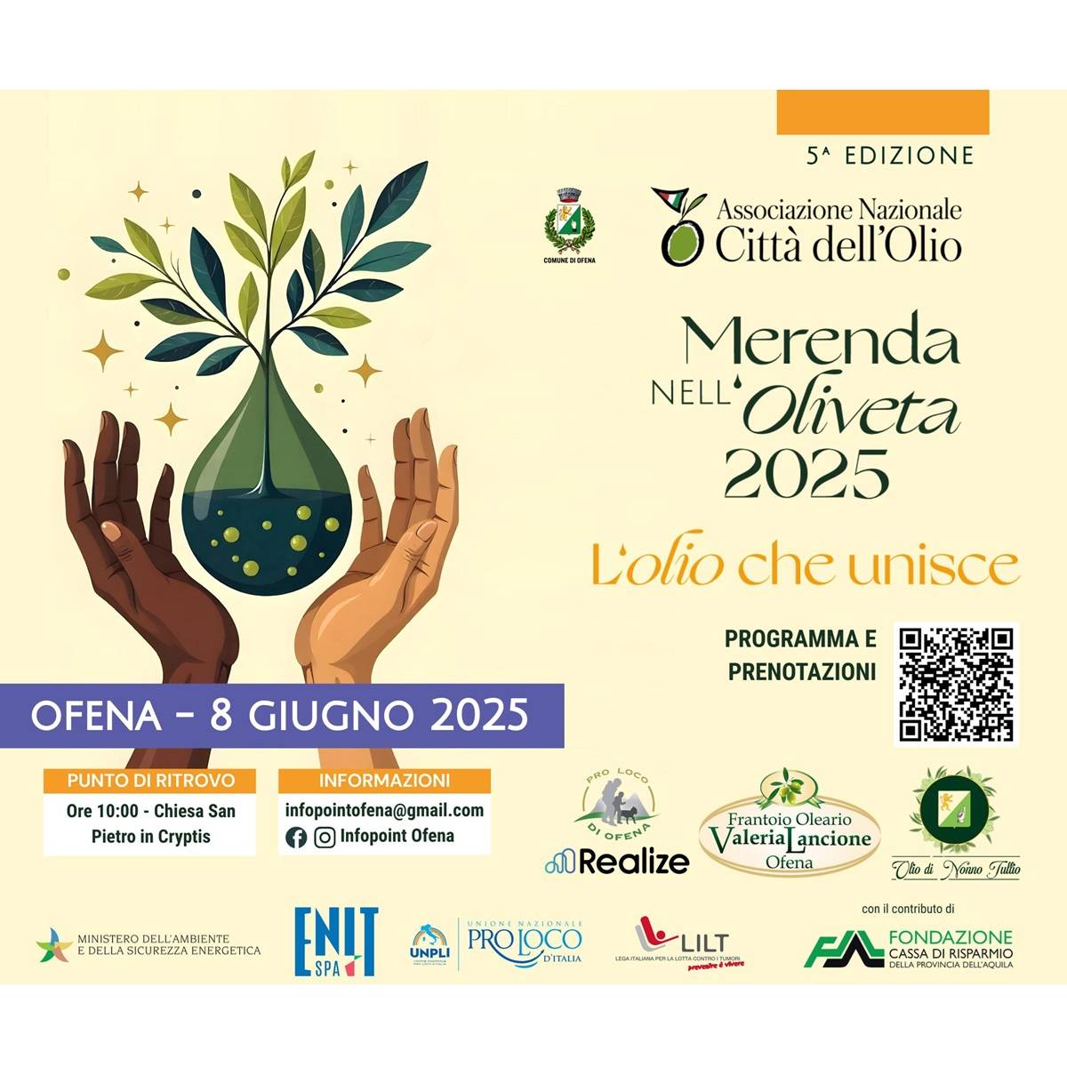 La Merenda nell'Oliveta a Ofena domenica 8 giugno 2025 foto
